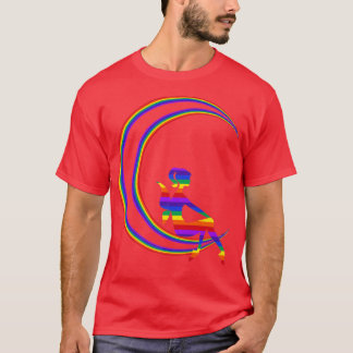 CAMISETA FAIRY CRECENT LUNAR MOON ART TE AMA À LUA