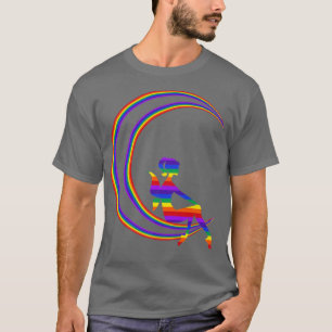 CAMISETA FAIRY CRECENT LUNAR MOON ART TE AMA À LUA