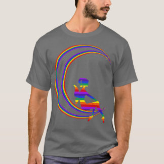 CAMISETA FAIRY CRECENT LUNAR MOON ART TE AMA À LUA