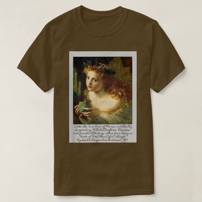 Camiseta Fairy Faerie Art (Frente do Design)