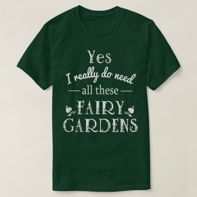 Camiseta Fairy Garden Lover (Frente do Design)