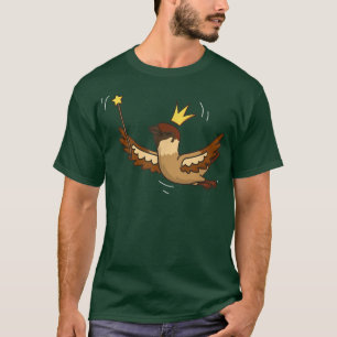 Camiseta Fairy House Sparrow Wildlife Mystical Bird Fairy L