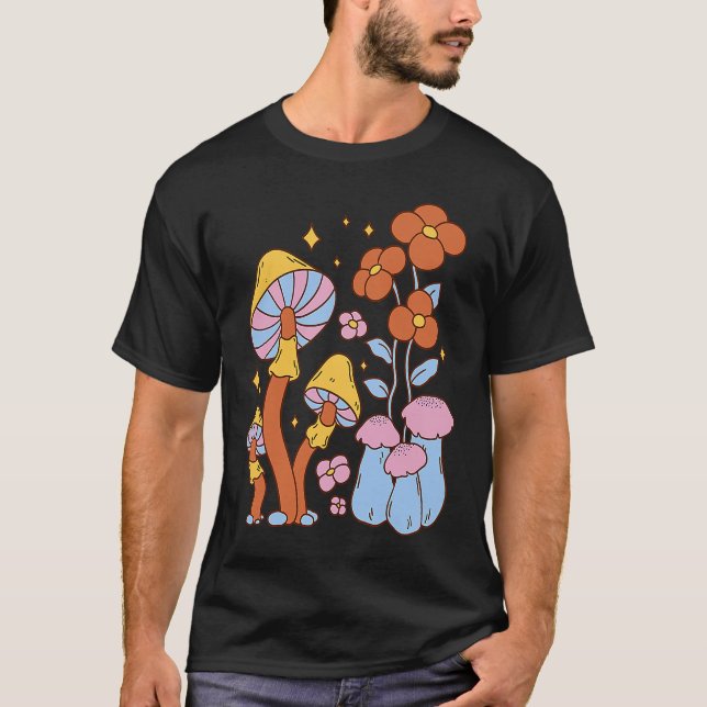 Camiseta Fairy Mushroom Garden (Frente)