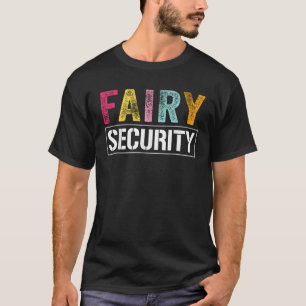 Camiseta Fairy Security Birthday Family Halloween