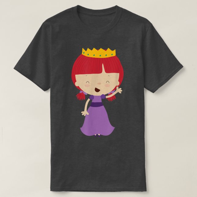 Camiseta Fairy Tale Kingdom por Eggroll Games Princesa Abbi (Frente do Design)