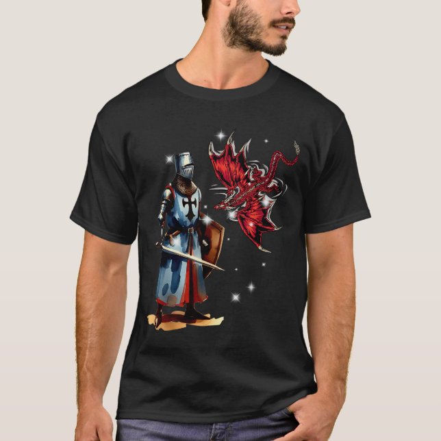 Camiseta Fairy Tale Knight Children's Knight Armor Fairy Ta (Frente)