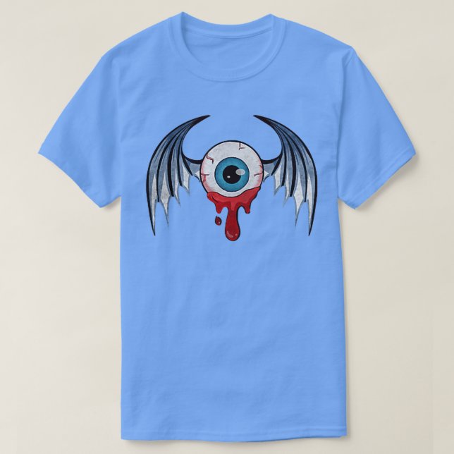 Camiseta Fairycore Aestético Fada Olhal Derrame De Sangue E (Frente do Design)