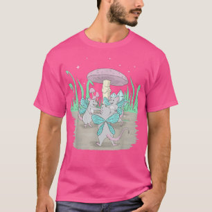 Camiseta Fairycore Aestético Fairy Dancing Rats E Um Musher