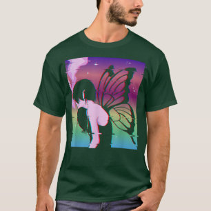 Camiseta Fairycore Aesthetic Fairy Anime Girl Goth Vaporwav