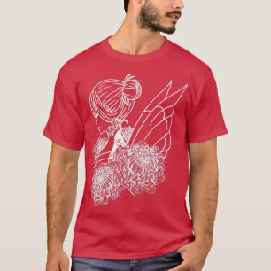 Camiseta Fairycore Aestic Fairy Animy Gótico Japonês