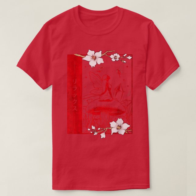 Camiseta Fairycore Aestic Fairy Core Grunge Japonês Sof (Frente do Design)