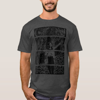 Camiseta Fairycore Cottagecore Girl Lost in the Woods Comic