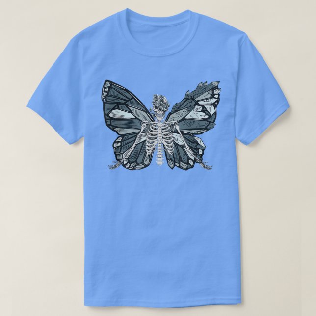 Camiseta Fairycore Fairies Skeleton Dark Grunge Kinderwhore (Frente do Design)