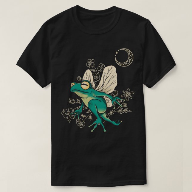 Camiseta Fairycore Sapo estético Fada Celestial Estrela da  (Frente do Design)