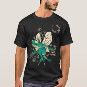 Camiseta Fairycore Sapo estético Fada Celestial Estrela da