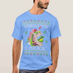 Camiseta Fairytala de Natal do Feriado Mágico do Unicórnio