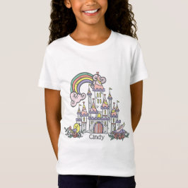 Camiseta Fairytale Castle Princess Custom Name