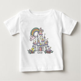 Camiseta Fairytale Castle Princess Custom Name
