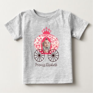 Camiseta Fairytale Royal Princess Carruagem Girl Birthday