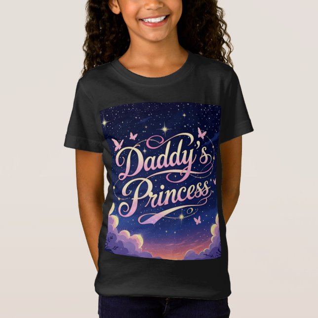 Camiseta Fairytale Stars Princesa Pai (Frente)
