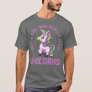 Camiseta Fairytalhe Amante de os animais Apenas Uma Menina 