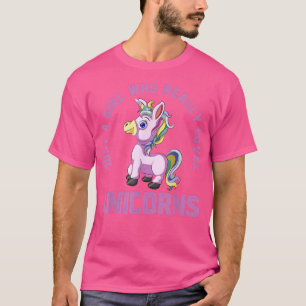 Camiseta Fairytalhe Amante de os animais Apenas Uma Menina 
