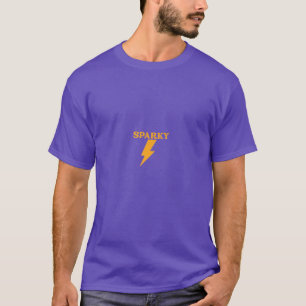 Camiseta Faísca Elétrica de Relâmpago Elétrica