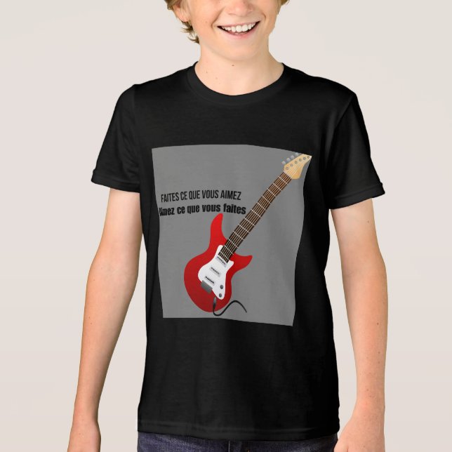 Camiseta Faites ce que vous aimez,aimez ce que vous faites  (Frente)