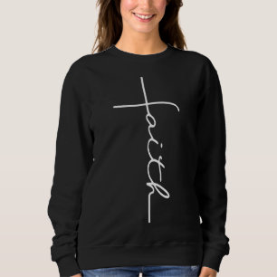 Camiseta Faith Cross Christian Hooded Jesus Bíblia