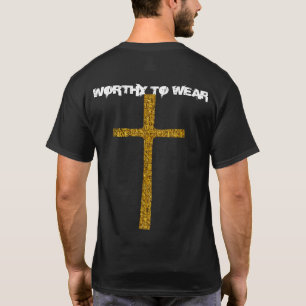Camiseta Faith Cross Dourado - Digno De Vestir