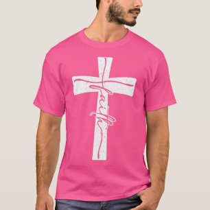 Camiseta Faith Cross Patriot Jesus God Christian Pray Relig