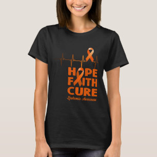 Camiseta Faith Cure - Consciência da leucemia