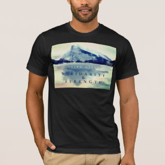 CAMISETA FAITH DÁ SOLIDARIEDADE INSPIRACIONAL A PRETO