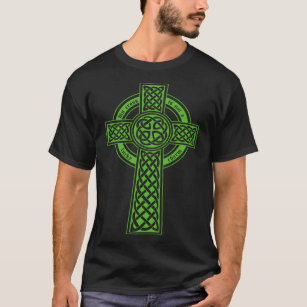Camiseta Faith Dia de São Patrício Christian Jesus Cross Nã