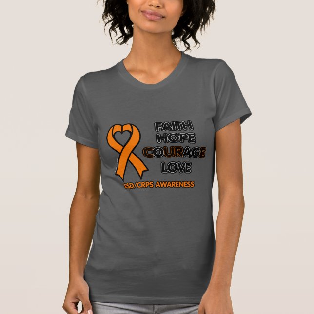 CAMISETA FAITH ESPERA O AMOR DE CORAGEM...RSD/CRPS (Frente)