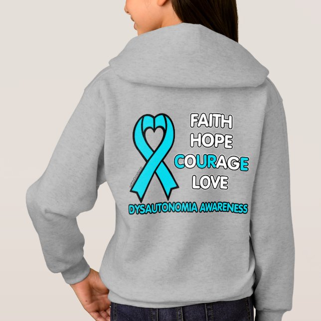 Camiseta FAITH ESPERA QUE O AMOR DA CORAGEM...DISautonomia (Verso)