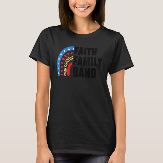 Camiseta Faith Family Bang Quarto De Julho (Frente)