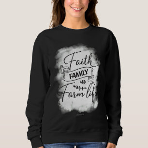 Camiseta Faith Family Fazenda Bíblia cristã Verso religioso