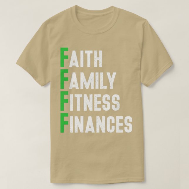 Camiseta Faith Family Malhações financia prioridades sólida (Frente do Design)