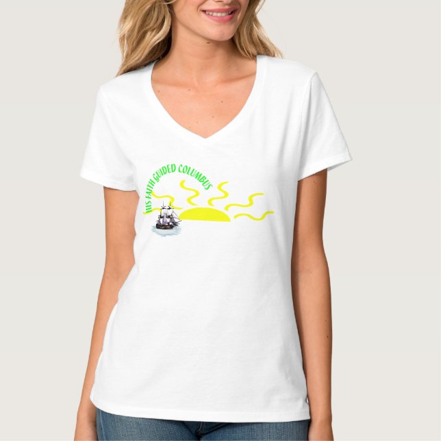 Camiseta Faith Guided Columbus - (Frente)