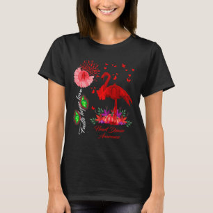 Camiseta Faith Hope ama a consciência das doenças cardíacas