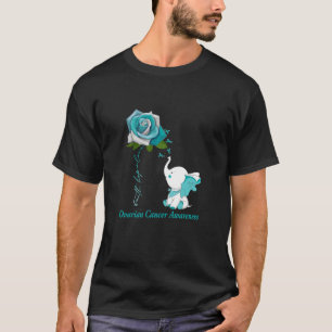 Camiseta Faith Hope Ama a Consciência do Câncer de ovári