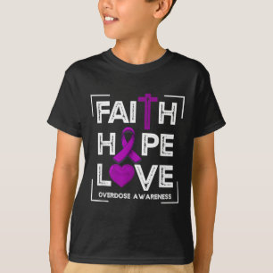 Camiseta Faith Hope ama as mulheres cristãs a conhecerem a