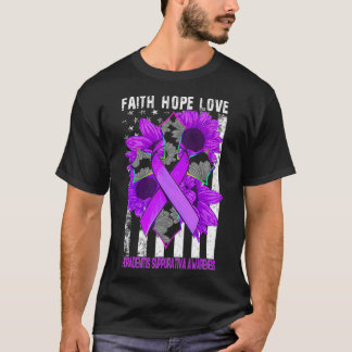 Camiseta Faith Hope ama Atravessar Hidradenite Supurativa