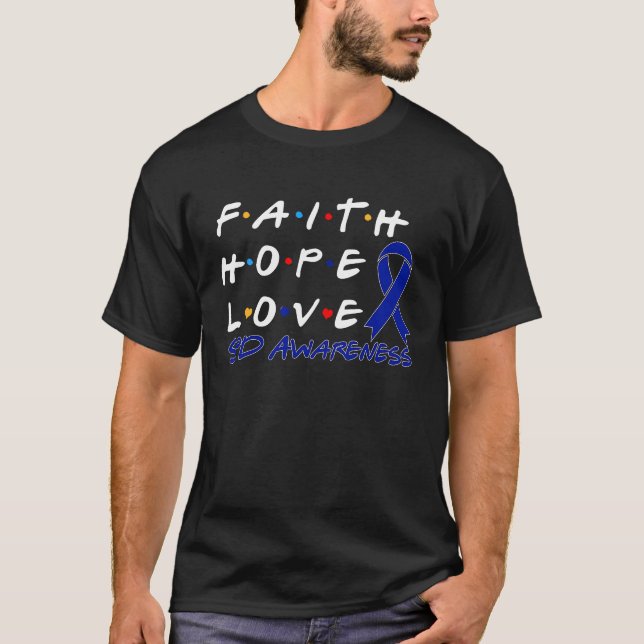 Camiseta Faith Hope ama Consciência SPD (Frente)