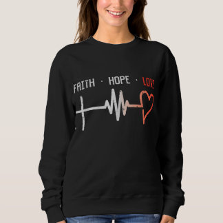 Camiseta Faith Hope ama Cruzar Deus Jesus Christia