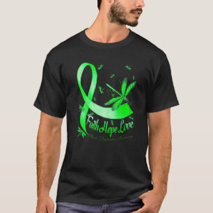 Camiseta Faith Hope ama Depressão Maníaca Dragonismo Consci