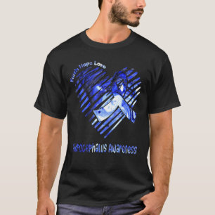 Camiseta Faith Hope ama Hidrocefalia Consciência