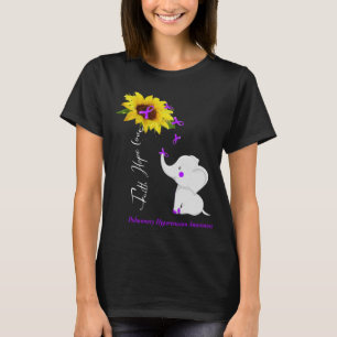 Camiseta Faith Hope ama Hipertensão Pulmonar Sensibilizaç