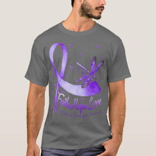 Camiseta Faith Hope ama Infância Hemiplegia Sensibilização 